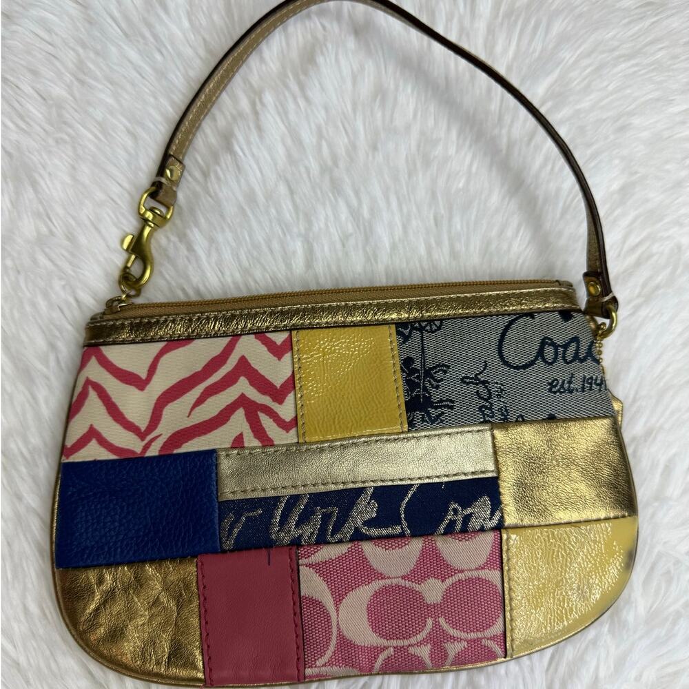 Coach Patchwork Large Wristlet - image 2